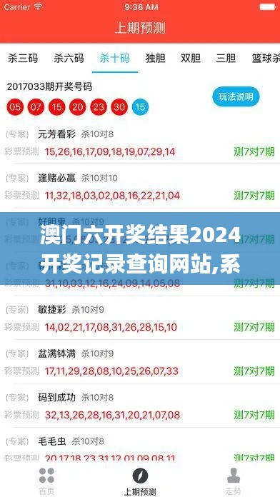 澳门六开奖结果2024开奖记录查询网站,系统解答解释落实_2DM1.683