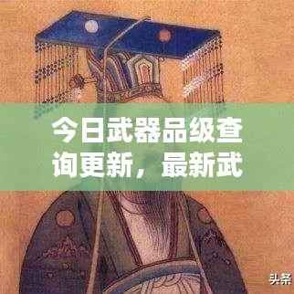 今日武器品级查询更新，最新武器信息及品级差异全掌握