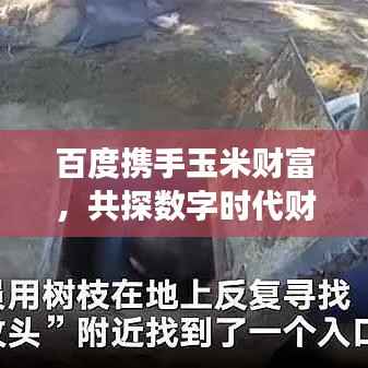 百度携手玉米财富，共探数字时代财富增长之路