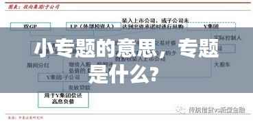 小专题的意思,专题是什么?