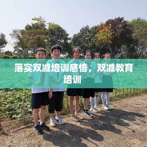 落实双减培训感悟,双减教育培训